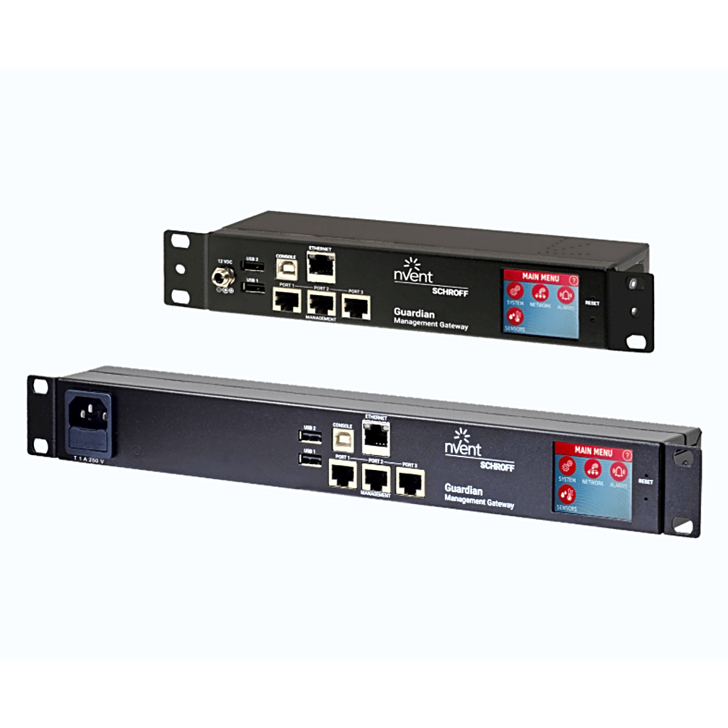 Gateway de Gestión Ambiental para Data Center GUARDIAN / Plataforma de Monitoreo con 3 Puertos de Sensores y Soporte de Hasta 16 Dispositivos por Puerto / 40 m (131.2 ft) de Cable por Puerto / Interfaz Web GUI / Protocolos SNMP - SMTP - HTTPS - BAC