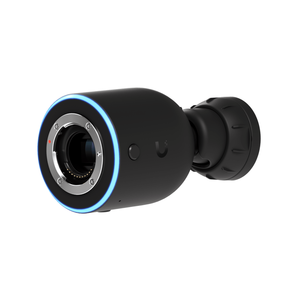 UniFi Protect AI DSLR Long Distance – Cámara 4K PoE+ para Interior/Exterior con Sensor de Alta Sensibilidad, Lente Fija de larga distancia de 45 mm y Analítica Avanzada por IA