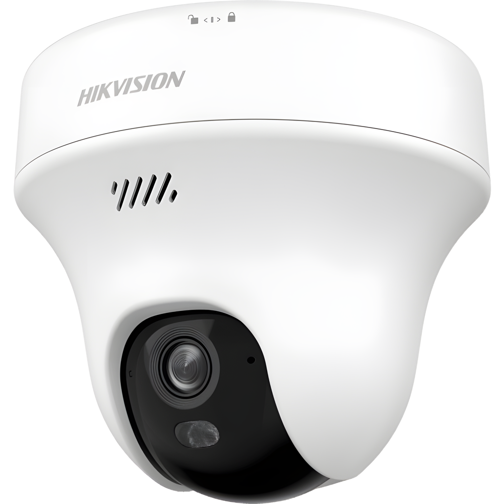 Turret PT IP 5 Megapixel (3K) Megapixel / Lente 2.8 mm / Dual Light (10 mts IR + 10 mts Luz Blanca) / Wi-Fi 6 / Interior / ACUSENSE / dWDR  / H.265 / Audio Bidireccional (Micrófono y Bocina) / 5 VCD