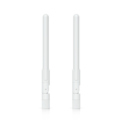 Par de Antenas Omnidireccionales Ideales para el UK-Ultra. Incluye dos Antenas de Doble Banda con 3 dBi en 2.4 GHz y 4 dBi en 5 GHz