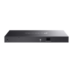 Switch Smart Omada 18 Puertos Gigabit / 16 Puertos PoE+ 802.3af/at / 2 Ranuras SFP Gigabit / Presupuesto PoE 150 W / Switching 36 Gbps / Enrutamiento Estático L2+ / Gestión Cloud SDN / Fanless / Montable en Rack