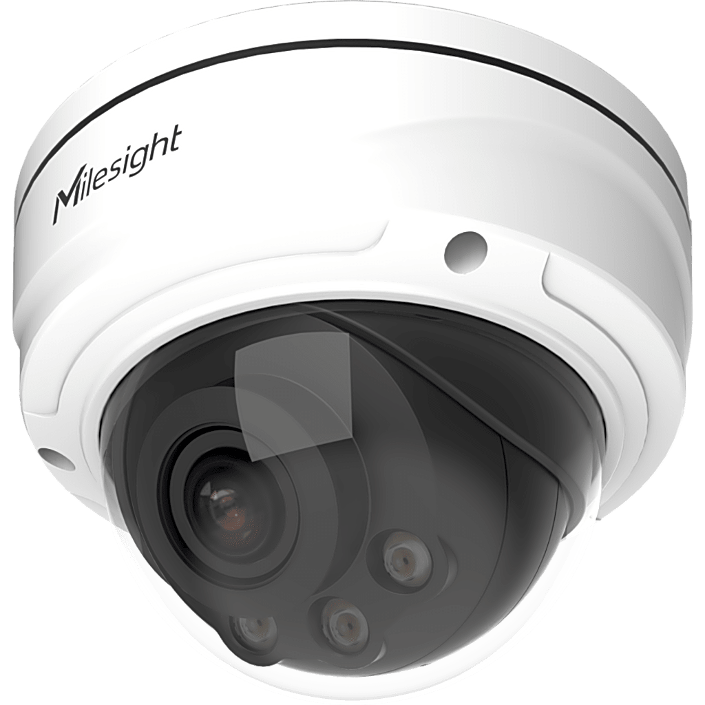 Domo IP Motorizado con IA / 2 Megapixel (1080p) / 90fps / 140dB Super WDR / VCA 2.0 / Smart IR II hasta 90 m (295 ft) / SIP / MicroSD 1TB / IP67 IK10 / ONVIF y VMS
