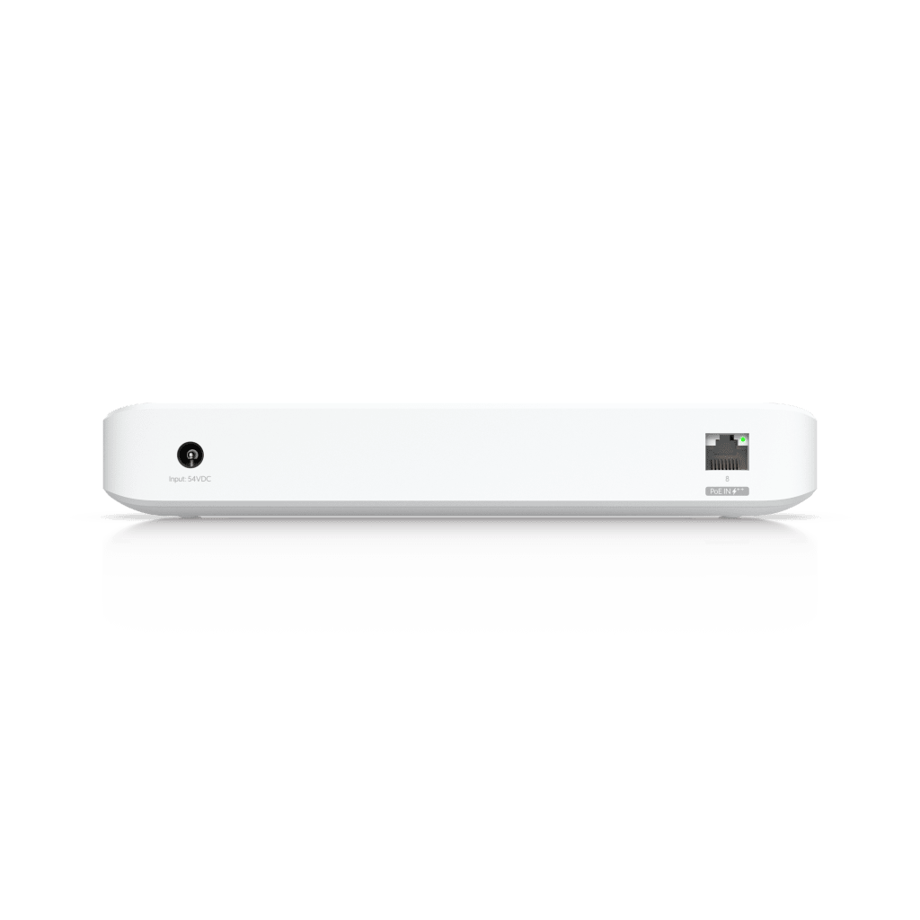 USW Ultra Switch de 8 Puertos GbE (7 Puertos PoE+ y 1 Puerto Entrada PoE++) con Opciones de Montaje Versátiles