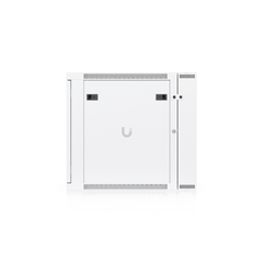 UACC Rack Cabinet 12U (600 x 703 mm) - Gabinete Cerrado para Montaje en Pared con Puerta Frontal Perforada, Puerta Trasera Abatible (Swing-Out) y Paneles Laterales Removibles con Llave