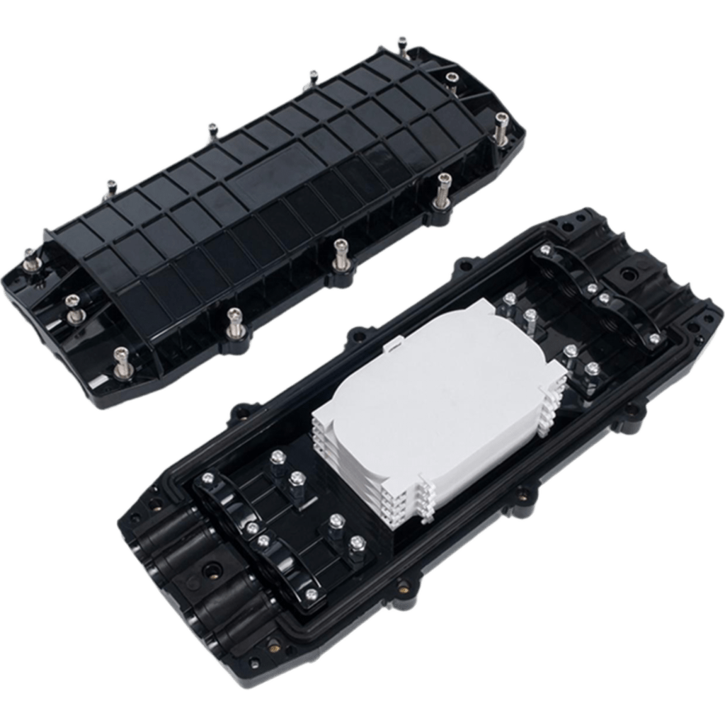 CAJA D/EMPALME D/FIBRA OPTICA P/96 HILOS IP68, 3/3