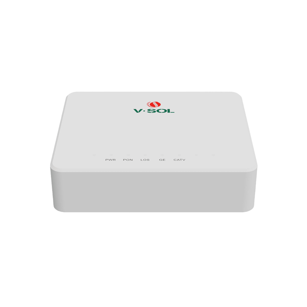 ONU Bridge Dual GPON/EPON con 1 Puerto SC/APC + 1 puerto LAN Gigabit + 1 puerto CATV