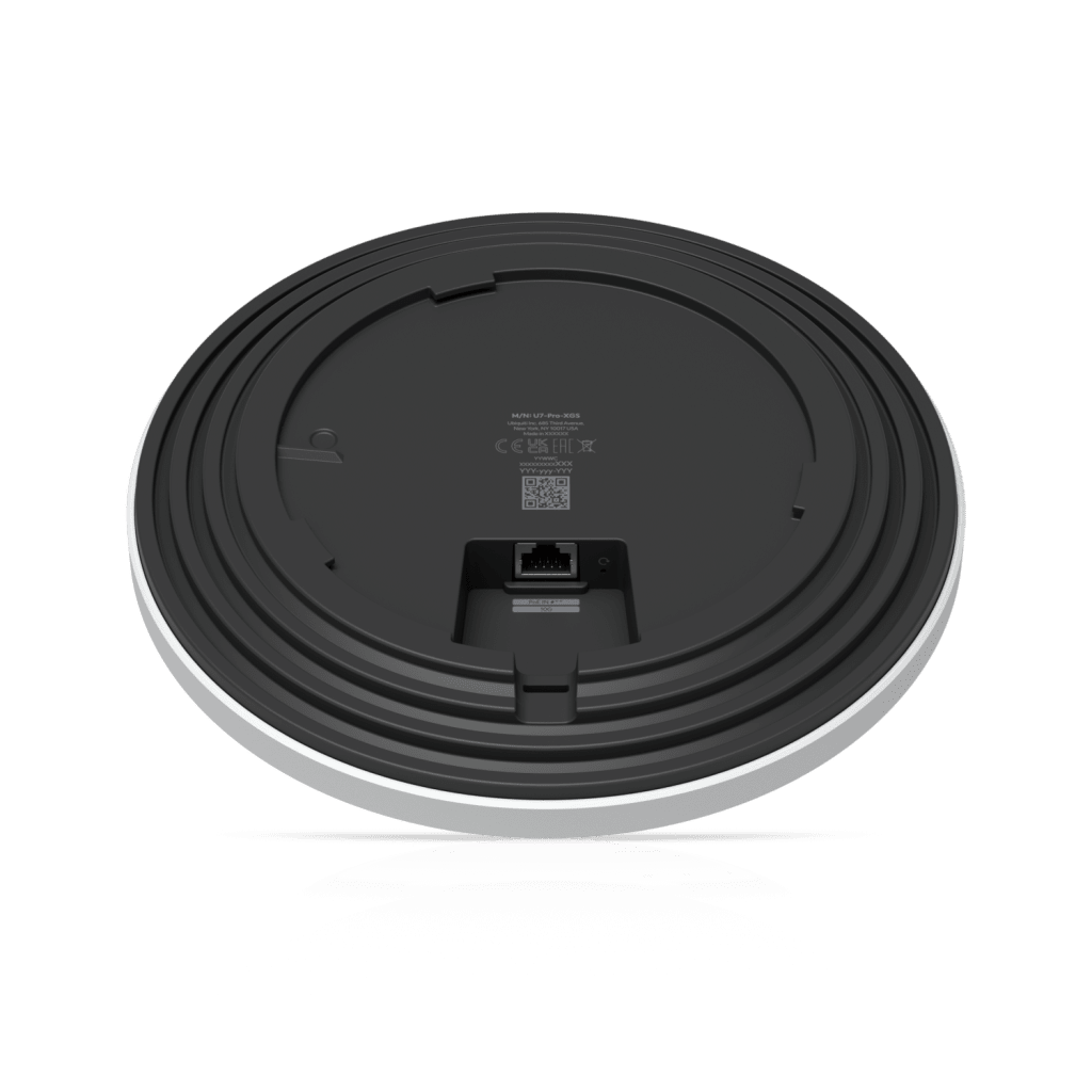 U7 Pro XGS – Punto de Acceso WiFi 7 Tri-Banda para Interiores con Soporte 6 GHz, Radio de Escaneo Espectral Dedicado, Cobertura de hasta 160 m², Capacidad para 500 Usuarios y Puerto Multi-Gig 10/5/2.5/1 GbE
