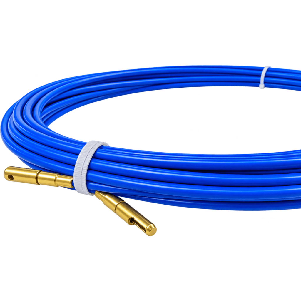 Guía de Jalado de Cables / Diámetro de 4mm x 10 metros / Fibra de Vidrio de Gran Resistencia a la Tensión