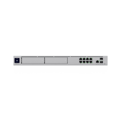 UniFi Dream Machine Pro Max – Cloud Gateway Empresarial con Soporte para 150 Dispositivos y 2000 Clientes, 5 Gbps de Ruteo con IDS/IPS, 2 Bahías para HDD 3.5”, SSD Interno de 128 GB, Failover, Balanceo de Carga y VPN/SD-WAN