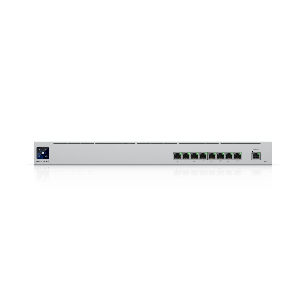 USW Mission Critical – Switch PoE con Batería Integrada de 368 Wh para Alimentación Ininterrumpida de hasta 8 Dispositivos con 120 W PoE Total Disponible