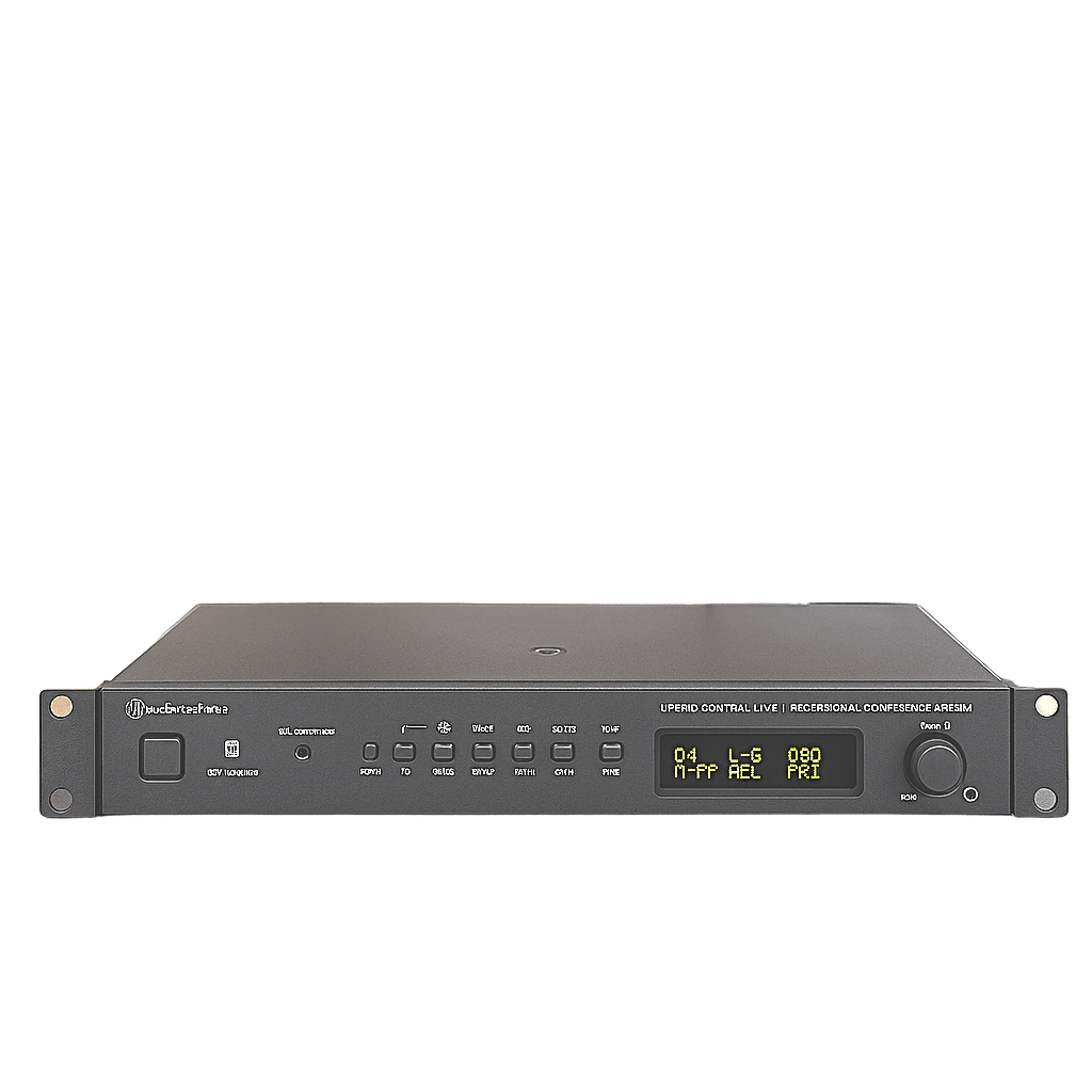 Unidad de Control Híbrida | Sistema de Conferencias Profesional | Control Infrarrojo y Cableado | Grabación USB Integrada | Audio Digital 24-bit