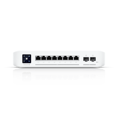UniFi Switch Empresarial Capa 3 de 8 Puertos PoE 802.3af/at 2.5G + 2 Puertos 1/10G SFP+, 120W, Pantalla Informativa
