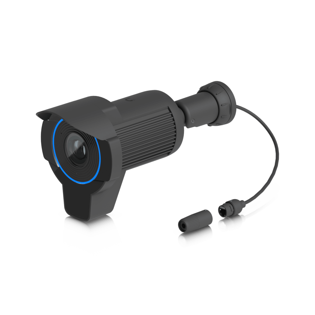 Cámara UniFi AI LPR 4k (8MPX)/ Zoom Óptico 3x / Visión Nocturna 15m / LPR Optimizado / Protección IP66 IK04 / Audio Integrado / PoE+