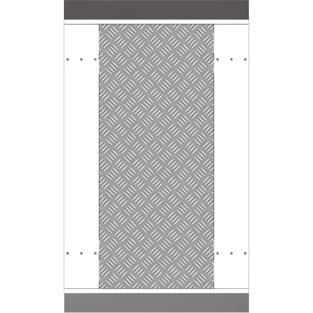 Base ADICIONAL para Torniquetes de la serie DS-K3B501 y DS-K3B601/ Para carril adicional de 90 cms / Requiere DS-K3B601-BASE900-S