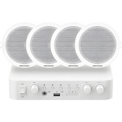 Kit de Audio | Amplificador con bluetooth | 4 altavoces para plafón |  Música Ambiental