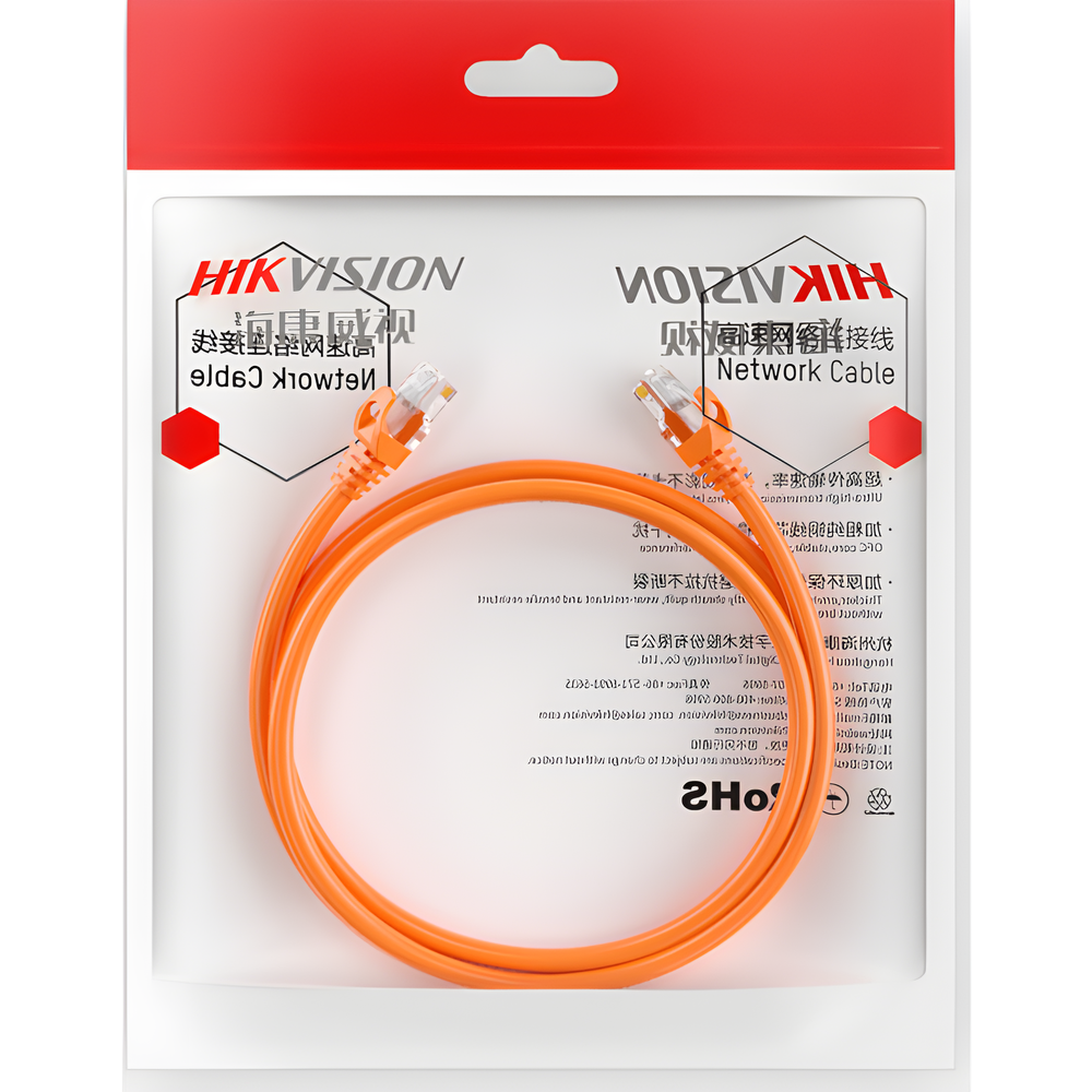 Cable de Parcheo (Patch Cord) / UTP / Cat. 6 (24 AWG) / 0.50 Metros (1.64 Pies) / Color Blanco / Ideal para PoE+ / Interior