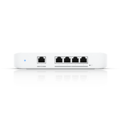 USW Flex XG Switch Capa 2, Compacto de 4 Puertos 10GbE, Puede ser Alimentado por un Puerto GbE PoE+ o con un Adaptador 5 Vcc USB-C