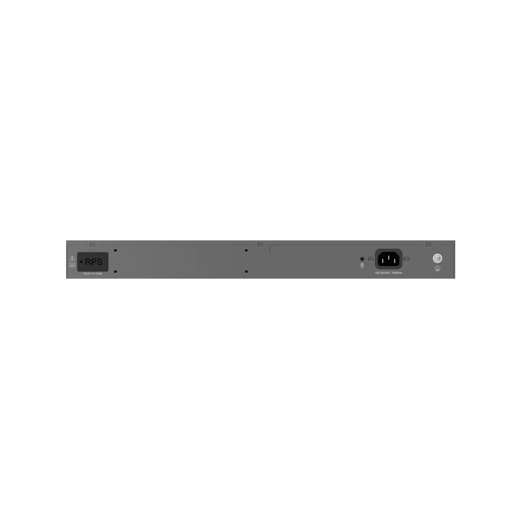 Switch de Agregación Capa 3 / 4 Puertos Gigabit Ethernet / 24 Puertos Gigabit SFP / 4 Puertos 10Gigabit SFP+ / QoS Integrada / Soporte IPv6 e IPv4 / Seguridad Avanzada / Stacking /