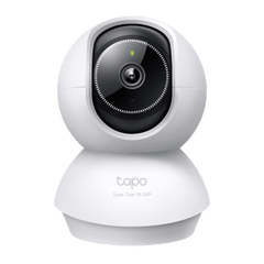 Cámara de Seguridad Doméstica Tapo C230 / 5MP 3K (2880×1620) / 360° Pan-Tilt / Detección Inteligente IA / Visión Nocturna 12 m (40 ft) / Audio Bidireccional / Almacenamiento microSD 512GB / Compatible Alexa y Google H