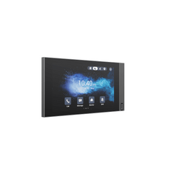 MONITOR INTERIOR LINUX PARA VIDEOPORTERO IP / PANTALLA TÁCTIL 7 PULGADAS / WIFI 6 / POE / SIP / 8 ENTRADAS DE ALARMA / INSTALACIÓN HORIZONTAL O VERTICAL / COLOR GRIS OSCURO