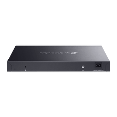 Switch L2+ Gestionado Omada / 24 Puertos Gigabit RJ45 + 4 Puertos 10G SFP+ / 16 Puertos PoE+ (30W) + 8 Puertos PoE++ (90W) / 128 Gbps Capacidad / 95.23 Mpps Forwarding / 500W PoE Budget / SDN Cloud Management