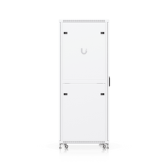 UACC Rack Cabinet 42U (600 × 800 mm) – Gabinete de Piso Totalmente Ensamblado con Ventiladores Integrados, Paneles Removibles, Ruedas con Seguro y Puerta Frontal de Vidrio Templado