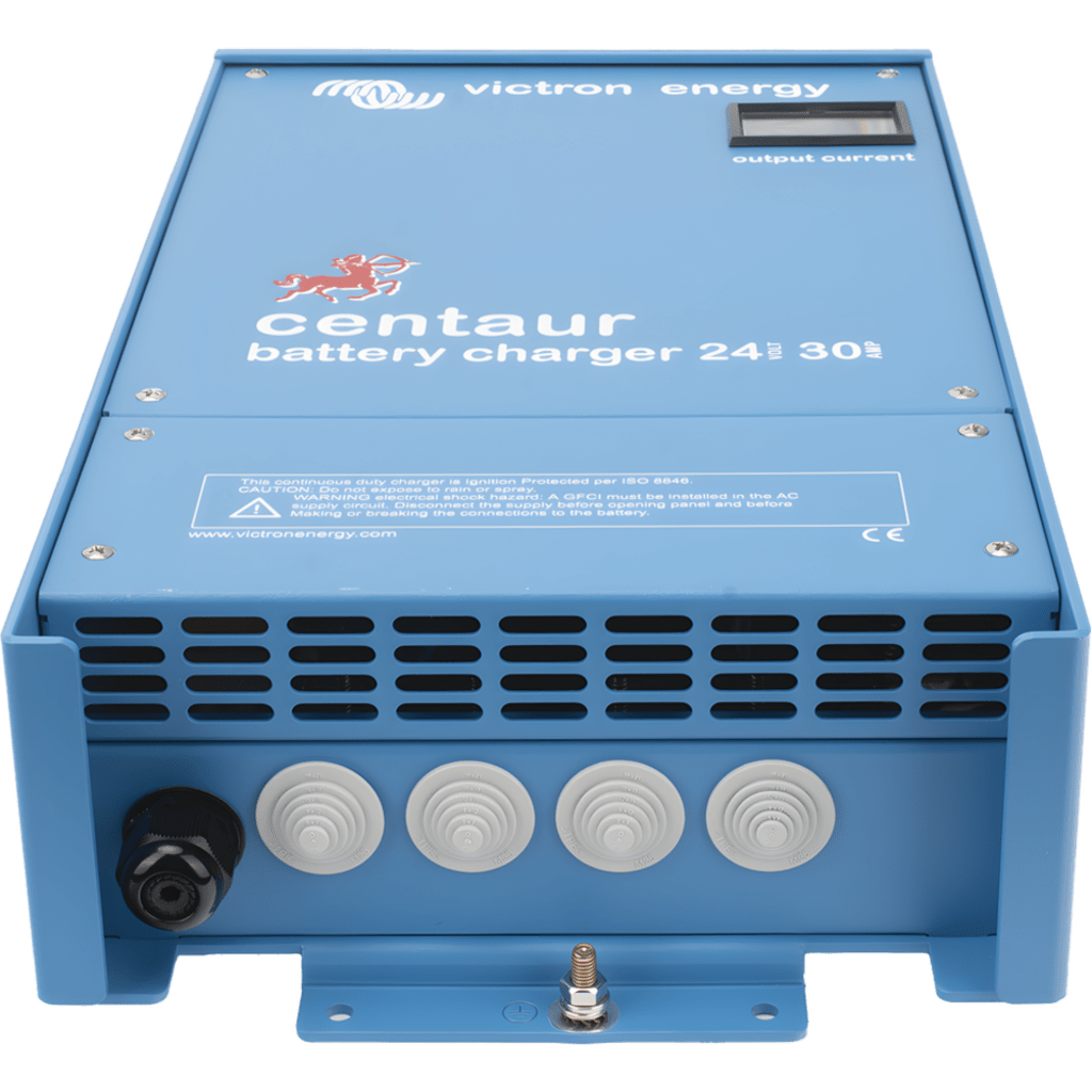 Centaur 24/30 / Cargador de Baterías 24V, 30A / Para Ambientes Marinos y Terrestres. /  Bancos de 120 a 300 Ah