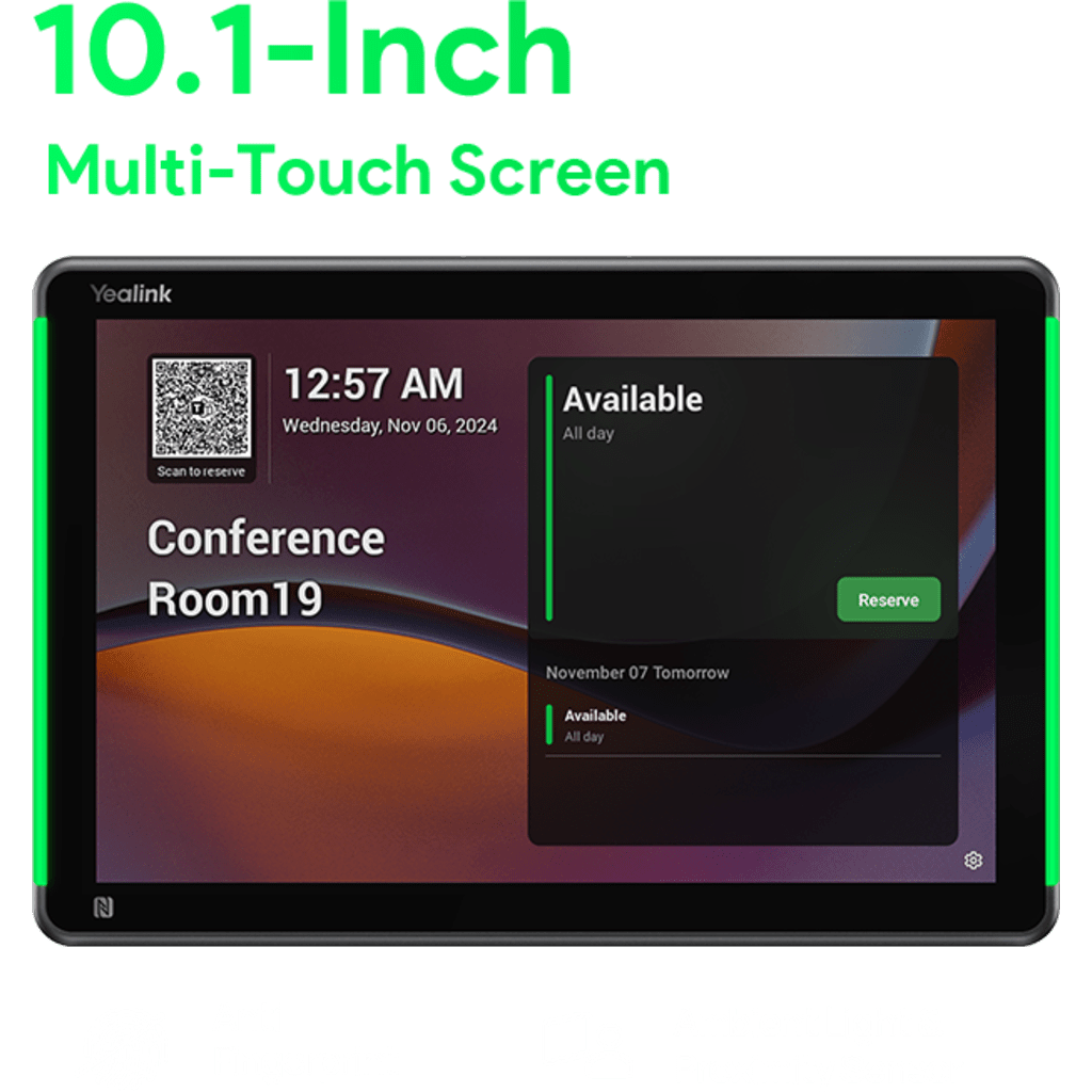 Panel Touch Para Programación de Salas de Reuniones Todo en Uno con LED RGB de Indicadores de Estado
