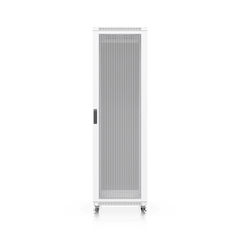 UACC Rack Cabinet 42U (600 × 1000 mm) – Gabinete de Piso Totalmente Ensamblado con Ventiladores Integrados, Paneles Removibles, Ruedas con Seguro y Puerta Frontal Perforada para Óptimo Flujo de Aire