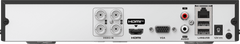 DVR 4 Canales TurboHD + 4 Canales IP / 8 Megapíxel (4K) / Audio Bidireccional / ACUSENSE Lite / 1 Bahía de Disco Duro / H.265+ / Salida en Full HD