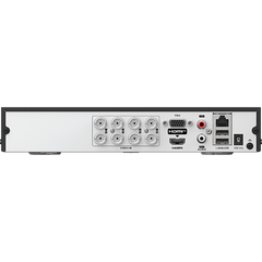 DVR 8 Canales TURBOHD + 8 Canales IP / 8 Megapixel (4K) / Audio Bidireccional / ACUSENSE / 1 Bahía de Disco Duro / Salida de Video en Full HD / H.265+