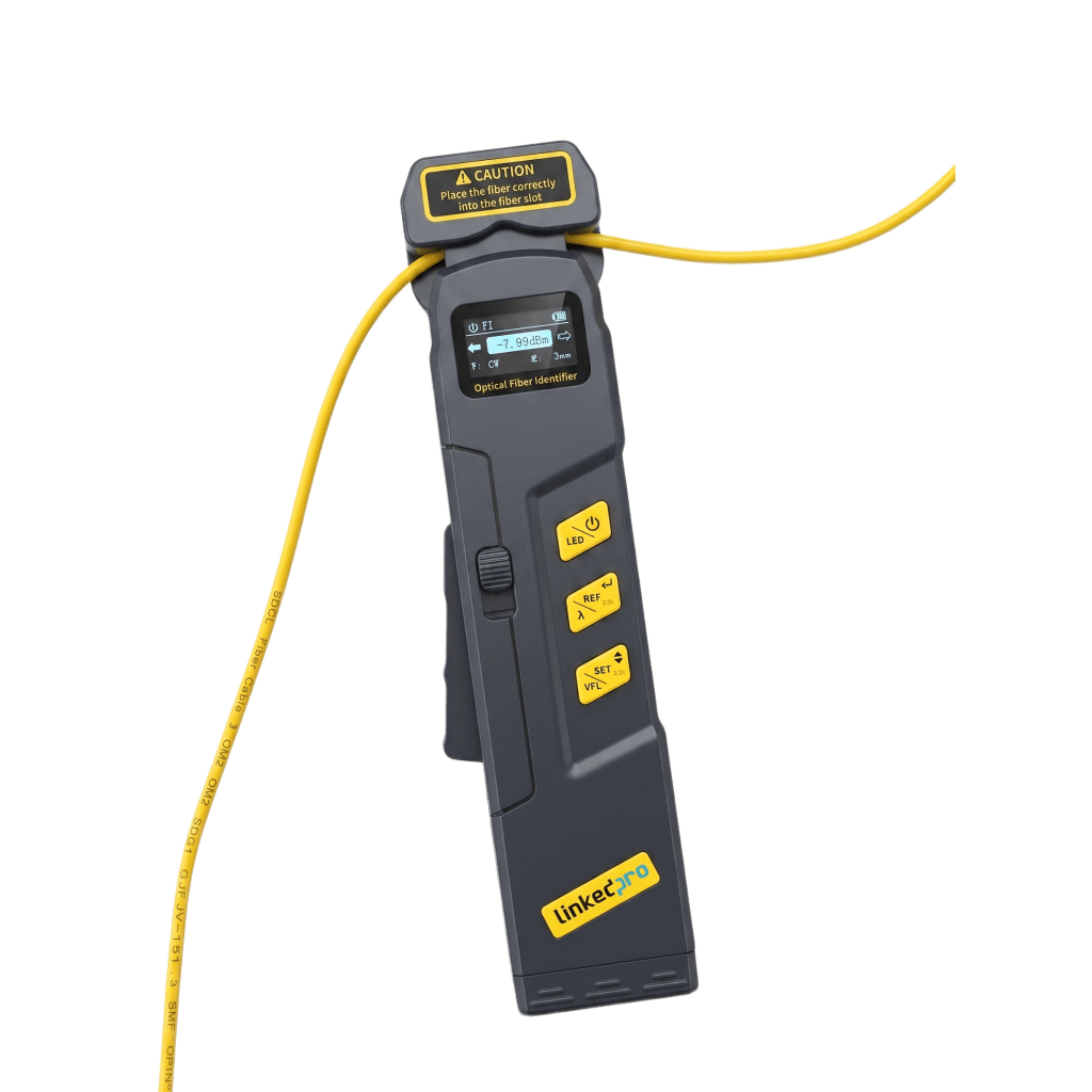 Identificador Profesional de Tráfico para Fibra Óptica Activa (OFI) / Soporta Función Localizador Visual de Fallos (VFL) y Medidor de Potencia (OPM)