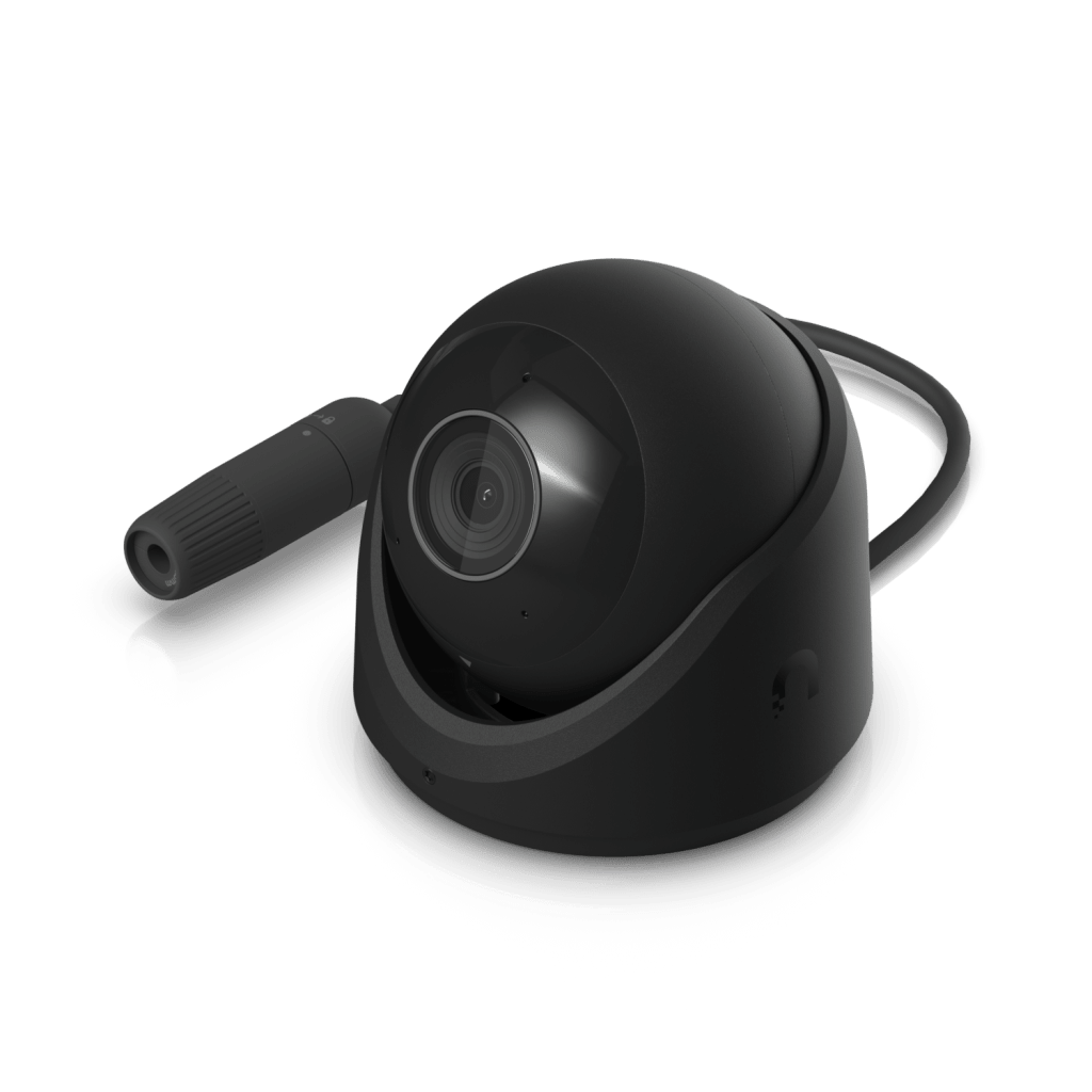 Cámara de Seguridad Turret Color Negro / Alimentación PoE/ Resistente a Manipulaciones IK04/ Sensor de Imagen 1/1.8" 8MP/ Ajuste Manual 3 Ejes