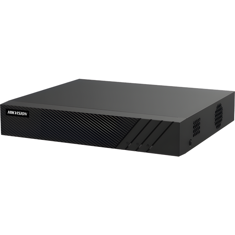NVR 8 Megapixel (4K) (Compatible con Cámaras ACUSENSE) / 4 canales IP / 4 Puertos PoE+ / 1 Bahía de Disco Duro / Salida de Vídeo en 4K / 300 Metros PoE Modo Extendido