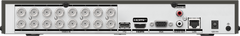 DVR 16 Canales TurboHD + 8 Canales IP / 5 Megapixel Lite - 3K Lite / Audio Bidireccional / ACUSENSE Lite / 1 Bahía de Disco Duro / H.265+ / Salida en Full HD