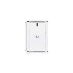 UACC Rack Cabinet 12U (550x 450 mm) - Gabinete Cerrado para Montaje en Pared con Puerta Frontal Perforada, Totalmente Ensamblado con Ventiladores Integrados y Paneles Removibles