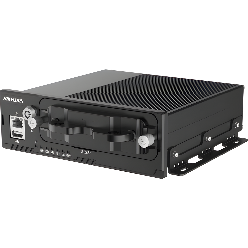 DVR Móvil 1080P (2 Megapixel) / 4 Canales TURBO + 4 Canales IP / GPS Integrado / Sensor G / IA ADAS-DSM-BSD / 9-36 Vcc