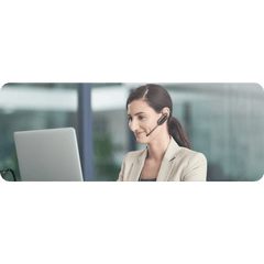 Auricular DECT Inalámbrico WH63 E2 de Yealink con Certificación Teams y Cancelación de Ruido Profesional