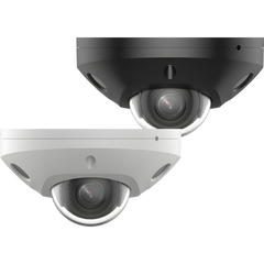 [Dual Light + 2 Micrófonos Integrados] Mini Domo IP 6 Megapixel / Lente 2.8 mm / 30 mts Luz Blanca + 30 mts IR / ACUSENSE / Exterior IP67 / IK8 /  WDR 120 dB / PoE / ONVIF / Micro SD / ACUSEEK