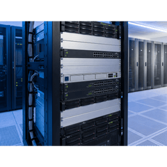 Tapa Ciega Para Rack Estándar de 19in, Plano, de Acero, 2 UR, Color Gris