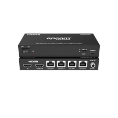 Splitter Extensor 1x4 | 4K@60Hz a 60m | 4K@30Hz a 70m | Cable Cat6 | EDID | HDCP 2.2 | Salida Loop
