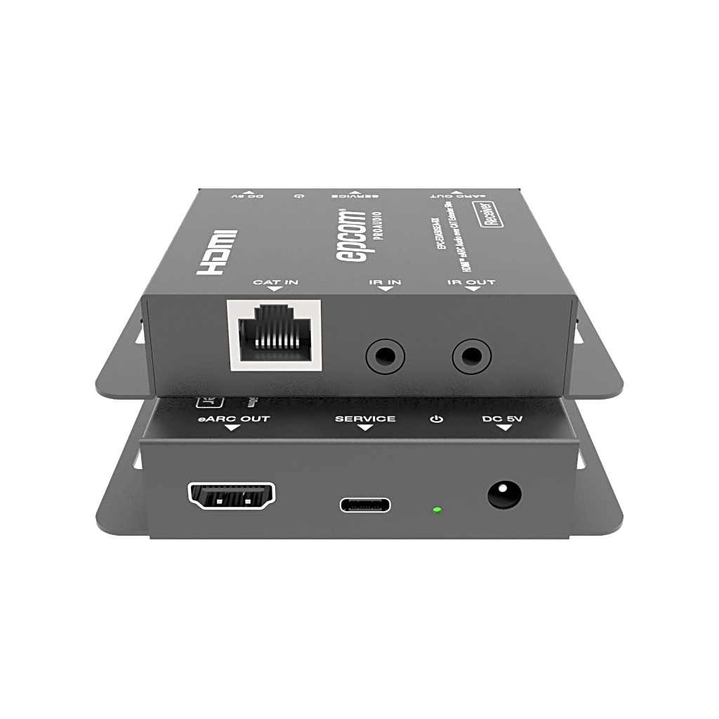 Extensor Audio HDMI eARC | 50 Metros | CAT5e/6 | Soporte Dolby Atmos DTS-HD | IR Bidireccional | CEC Passthrough | Carcasa Metálica