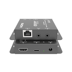 Extensor Audio HDMI eARC | 50 Metros | CAT5e/6 | Soporte Dolby Atmos DTS-HD | IR Bidireccional | CEC Passthrough | Carcasa Metálica