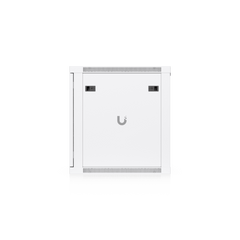 UACC Rack Cabinet 12U (598 x 600 mm) - Gabinete Cerrado para Montaje en Pared con Puerta Frontal Perforada, Totalmente Ensamblado con Ventiladores Integrados y Paneles Removibles