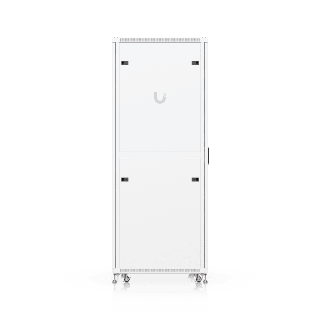 UACC Rack Cabinet 42U (600 × 800 mm) – Gabinete de Piso Totalmente Ensamblado con Ventiladores Integrados, Paneles Removibles, Ruedas con Seguro y Puerta Frontal Perforada para Óptimo Flujo de Aire