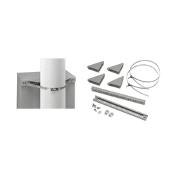Kit de Montaje en Poste para Gabinete Concept de 20 Pulgadas (508 mm) de Ancho, Acero Gris