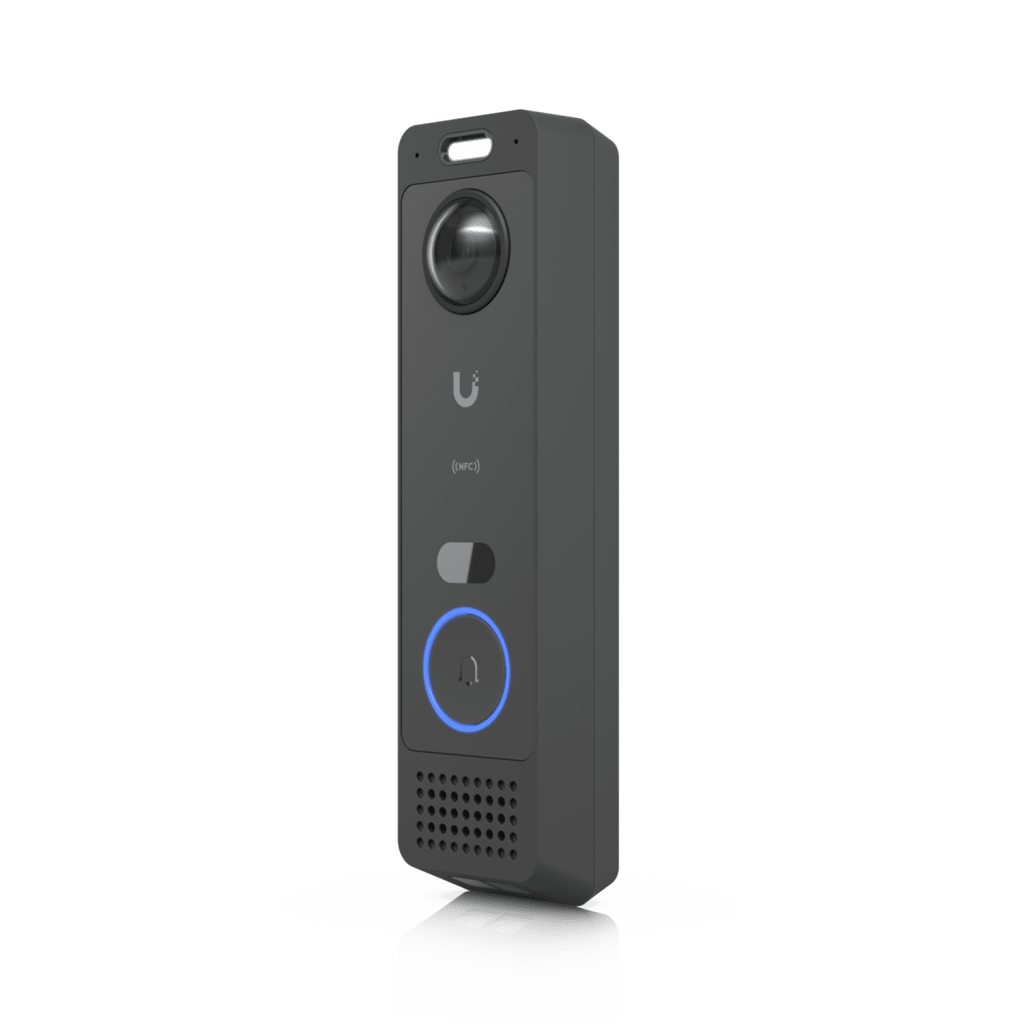 UniFi Protect G6 Entry – Video Portero para Acceso con Audio Bidireccional, Detecciones Inteligentes y Reconocimiento Facial, con Visión Nocturna IR, Acceso por NFC