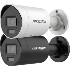 [Dual Light + 2 Micrófonos Integrados] Bala IP 4 Megapixel / Color Negro / Lente 2.8 mm / 40 mts Luz Blanca + 40 mts IR / ACUSENSE / Exterior IP67 / WDR 120 dB / PoE / ONVIF / Micro SD / Metal / ACUSEEK