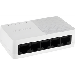 Switch Gigabit / No Administrable de Escritorio con 5 puertos 10 / 100 / 1000 Mbps / Diseño Compacto y Estético