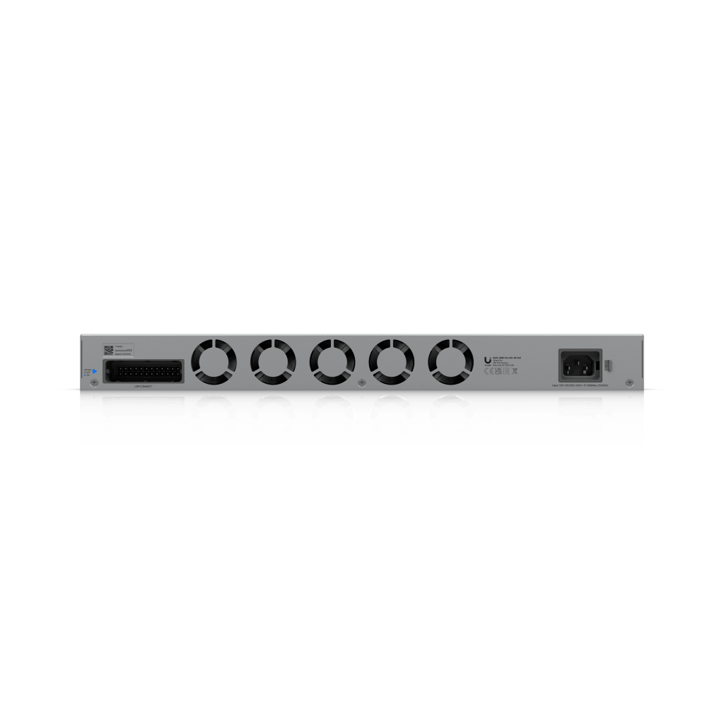 UniFi Switch USW-Pro-XG-48-PoE / Capa 3 / 48 puertos PoE+++ (32 × 10 GbE, 16 × 2,5 GbE) + 4 puertos SFP28 25 G / 1080 W PoE total